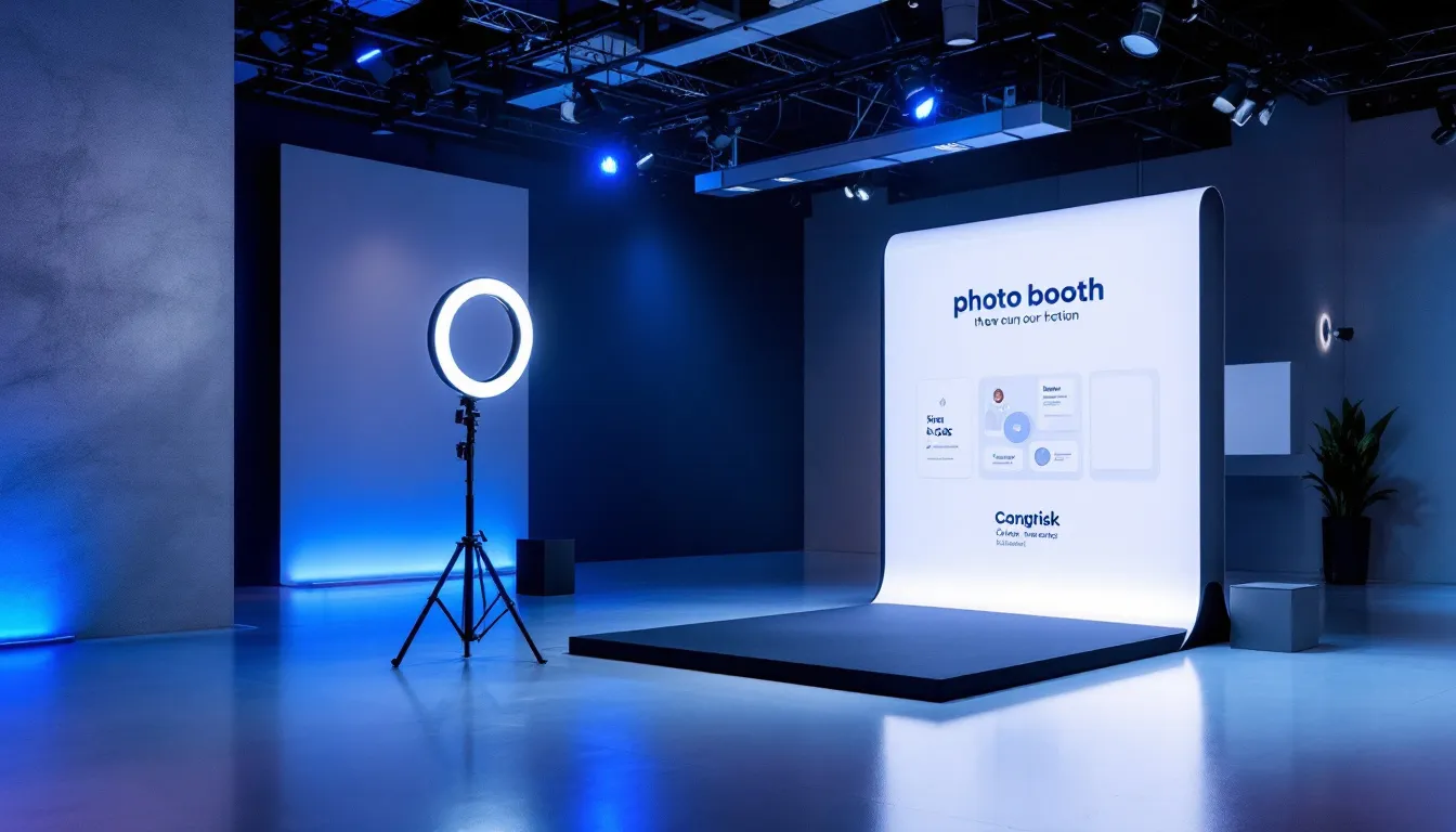 Corporate event booth
