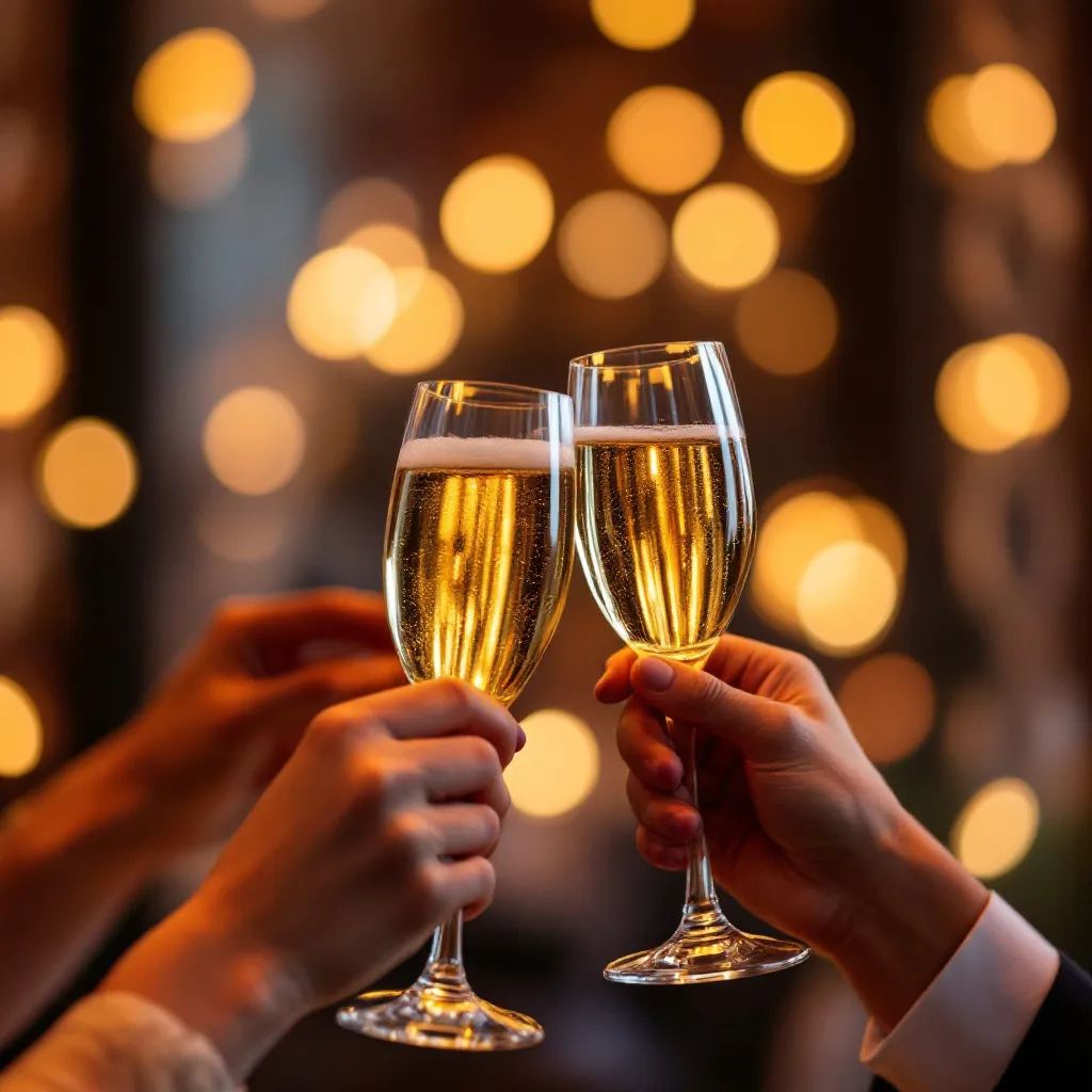 Champagne toast